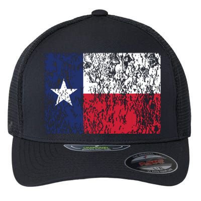 Distressed Texas State Flag Houston Austin Tx El Paso Flexfit Unipanel Trucker Cap