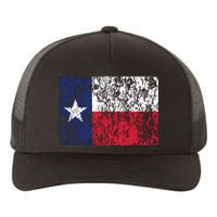 Distressed Texas State Flag Houston Austin Tx El Paso Yupoong Adult 5-Panel Trucker Hat