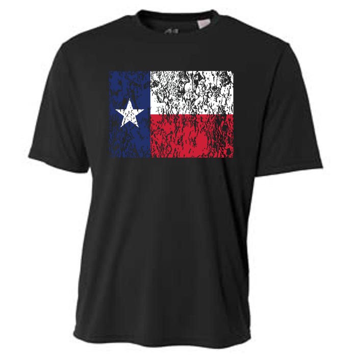 Distressed Texas State Flag Houston Austin Tx El Paso Cooling Performance Crew T-Shirt