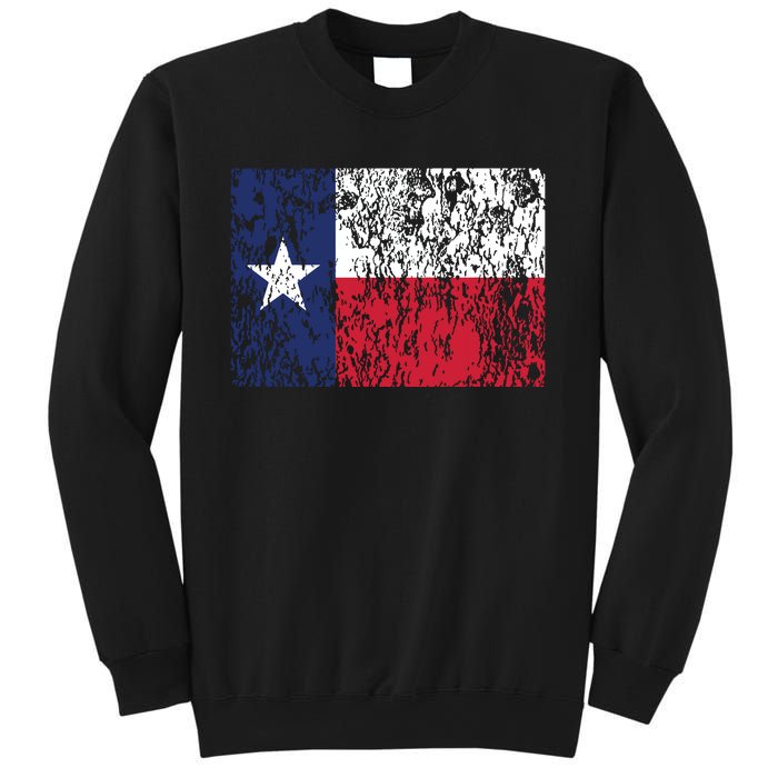 Distressed Texas State Flag Houston Austin Tx El Paso Sweatshirt