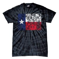 Distressed Texas State Flag Houston Austin Tx El Paso Tie-Dye T-Shirt