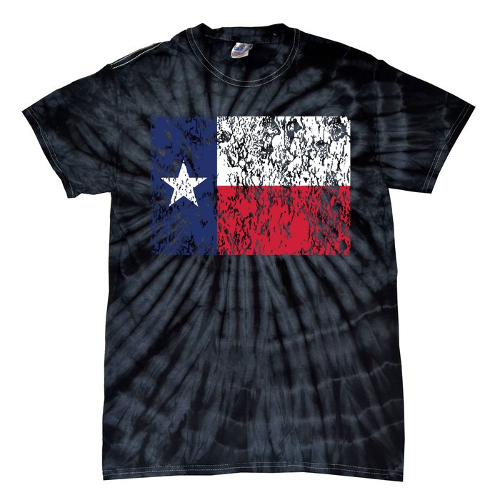 Distressed Texas State Flag Houston Austin Tx El Paso Tie-Dye T-Shirt