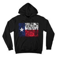 Distressed Texas State Flag Houston Austin Tx El Paso Tall Hoodie