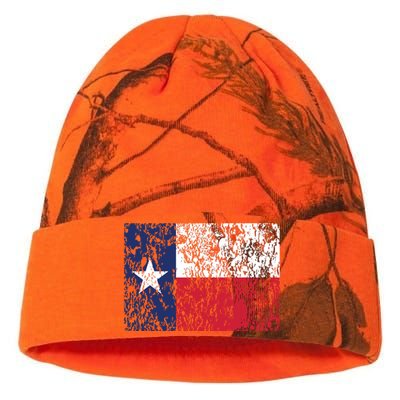 Distressed Texas State Flag Houston Austin Tx El Paso Kati Licensed 12" Camo Beanie