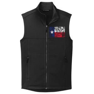 Distressed Texas State Flag Houston Austin Tx El Paso Collective Smooth Fleece Vest