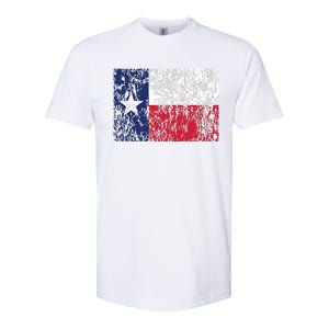 Distressed Texas State Flag Houston Austin Tx El Paso Softstyle CVC T-Shirt