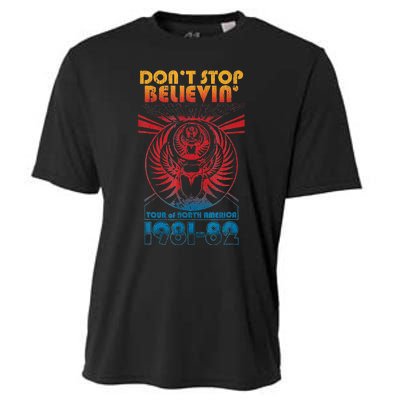 Don t StopBelievenVintage 1981 1982 Cooling Performance Crew T-Shirt