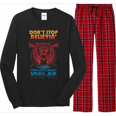 Don t StopBelievenVintage 1981 1982 Long Sleeve Pajama Set