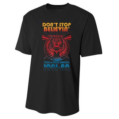 Don t StopBelievenVintage 1981 1982 Performance Sprint T-Shirt