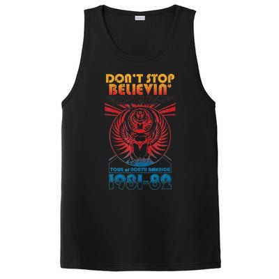 Don t StopBelievenVintage 1981 1982 PosiCharge Competitor Tank