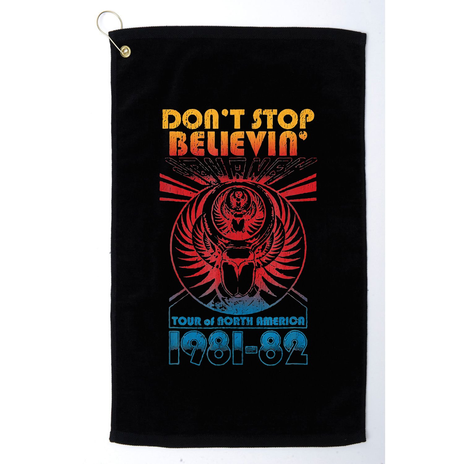 Don t StopBelievenVintage 1981 1982 Golf Towel