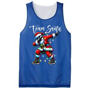 Dabbing Team Santa Claus Christmas Tree Lights Dab Xmas Great Gift Mesh Reversible Basketball Jersey Tank