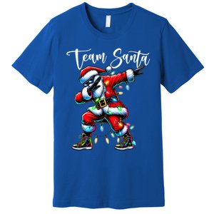 Dabbing Team Santa Claus Christmas Tree Lights Dab Xmas Great Gift Premium T-Shirt