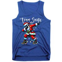 Dabbing Team Santa Claus Christmas Tree Lights Dab Xmas Great Gift Tank Top