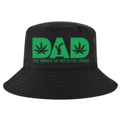 Dad The Smoker The Myth The Legend Smoke Marijuana Cool Comfort Performance Bucket Hat