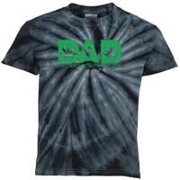 Dad The Smoker The Myth The Legend Smoke Marijuana Kids Tie-Dye T-Shirt