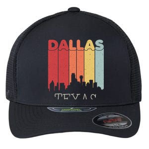 Dallas Texas Skyline Cityscape Great Gift Flexfit Unipanel Trucker Cap