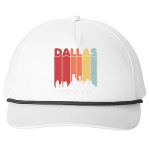 Dallas Texas Skyline Cityscape Great Gift Snapback Five-Panel Rope Hat