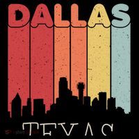 Dallas Texas Skyline Cityscape Great Gift Flatbill Hat