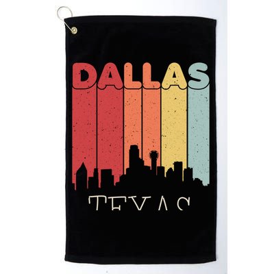 Dallas Texas Skyline Cityscape Great Gift Golf Towel