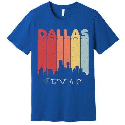 Dallas Texas Skyline Cityscape Great Gift Premium T-Shirt