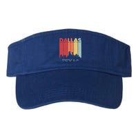 Dallas Texas Skyline Cityscape Great Gift Valucap Bio-Washed Visor