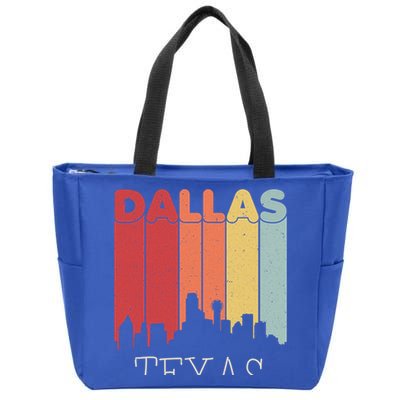 Dallas Texas Skyline Cityscape Great Gift Zip Tote Bag
