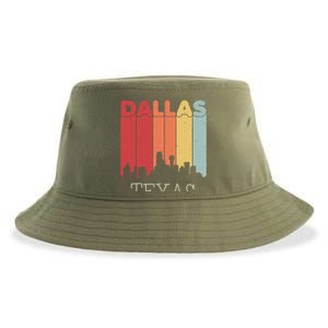 Dallas Texas Skyline Cityscape Great Gift Sustainable Bucket Hat