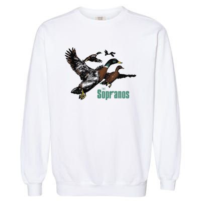 Ducks The Sopranos Dr.Melfi Do You Feel Depressed Garment-Dyed Sweatshirt