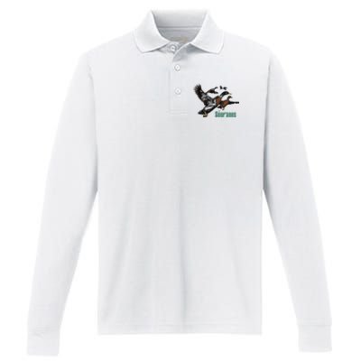 Ducks The Sopranos Dr.Melfi Do You Feel Depressed Performance Long Sleeve Polo