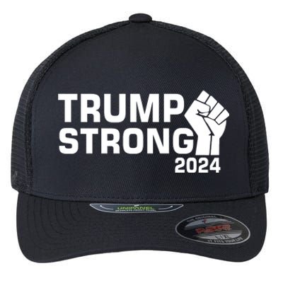 Donald Trump Strong 2024 Flexfit Unipanel Trucker Cap