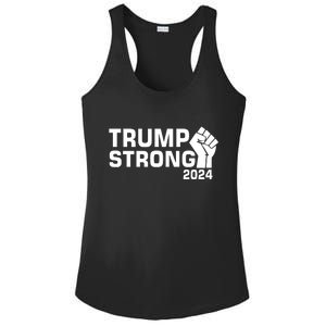 Donald Trump Strong 2024 Ladies PosiCharge Competitor Racerback Tank