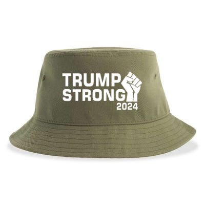 Donald Trump Strong 2024 Sustainable Bucket Hat