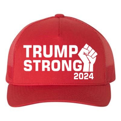 Donald Trump Strong 2024 Yupoong Adult 5-Panel Trucker Hat