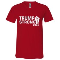 Donald Trump Strong 2024 V-Neck T-Shirt