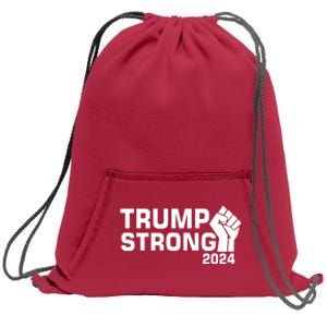 Donald Trump Strong 2024 Sweatshirt Cinch Pack Bag