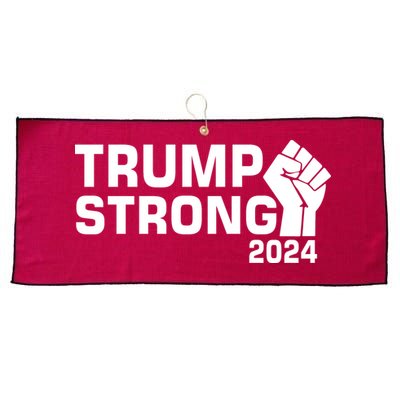 Donald Trump Strong 2024 Large Microfiber Waffle Golf Towel