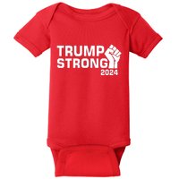 Donald Trump Strong 2024 Baby Bodysuit