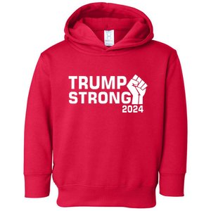 Donald Trump Strong 2024 Toddler Hoodie