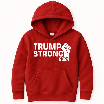 Donald Trump Strong 2024 Kids Hoodie