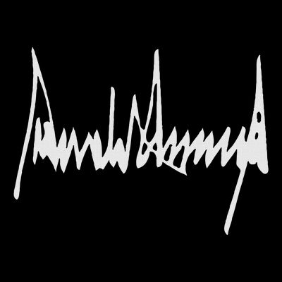 Donald Trump Signature America Country Usa Presidents Day T-Shirt