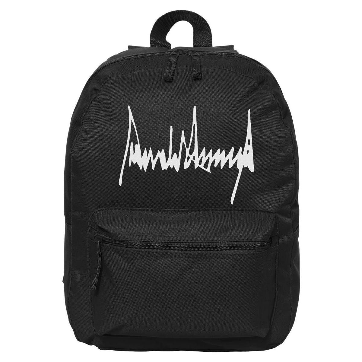Donald Trump Signature America Country Usa Presidents Day 16 in Basic Backpack