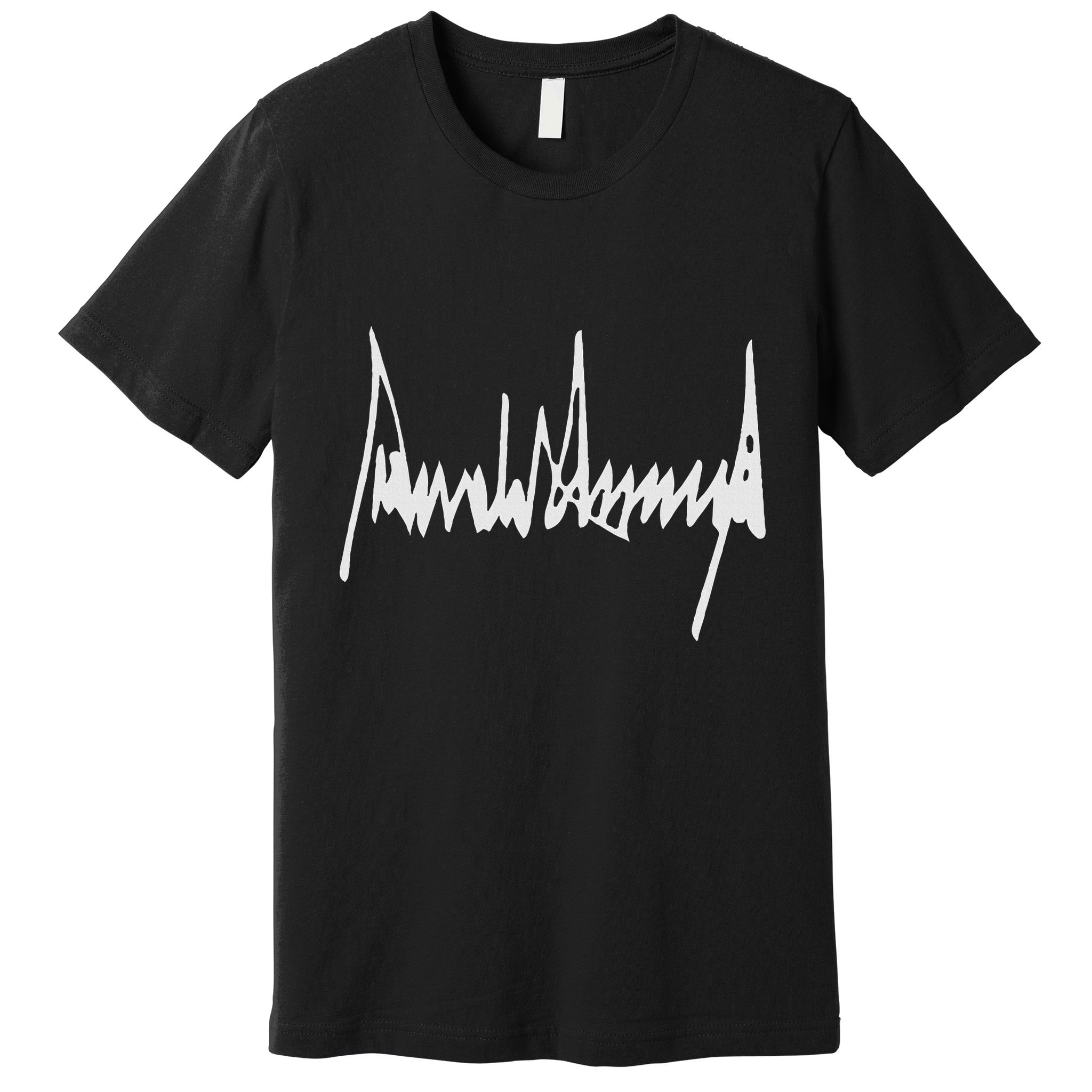 Donald Trump Signature America Country Usa Presidents Day Premium T-Shirt