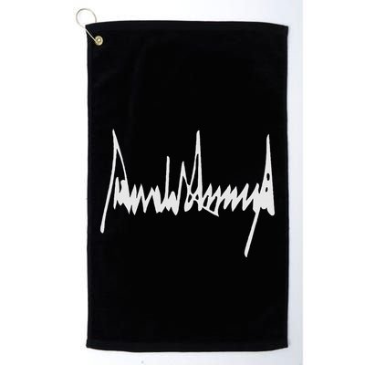 Donald Trump Signature America Country Usa Presidents Day Golf Towel