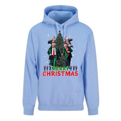 Dancing Trump Santa Merry Xmas Make Christmas Great Again Unisex Surf Hoodie