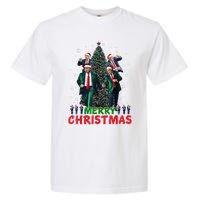 Dancing Trump Santa Merry Xmas Make Christmas Great Again Garment-Dyed Heavyweight T-Shirt