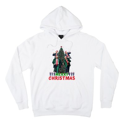 Dancing Trump Santa Merry Xmas Make Christmas Great Again Hoodie