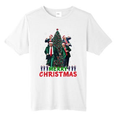 Dancing Trump Santa Merry Xmas Make Christmas Great Again Tall Fusion ChromaSoft Performance T-Shirt