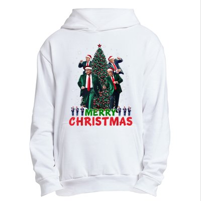 Dancing Trump Santa Merry Xmas Make Christmas Great Again Urban Pullover Hoodie