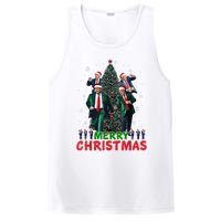 Dancing Trump Santa Merry Xmas Make Christmas Great Again PosiCharge Competitor Tank